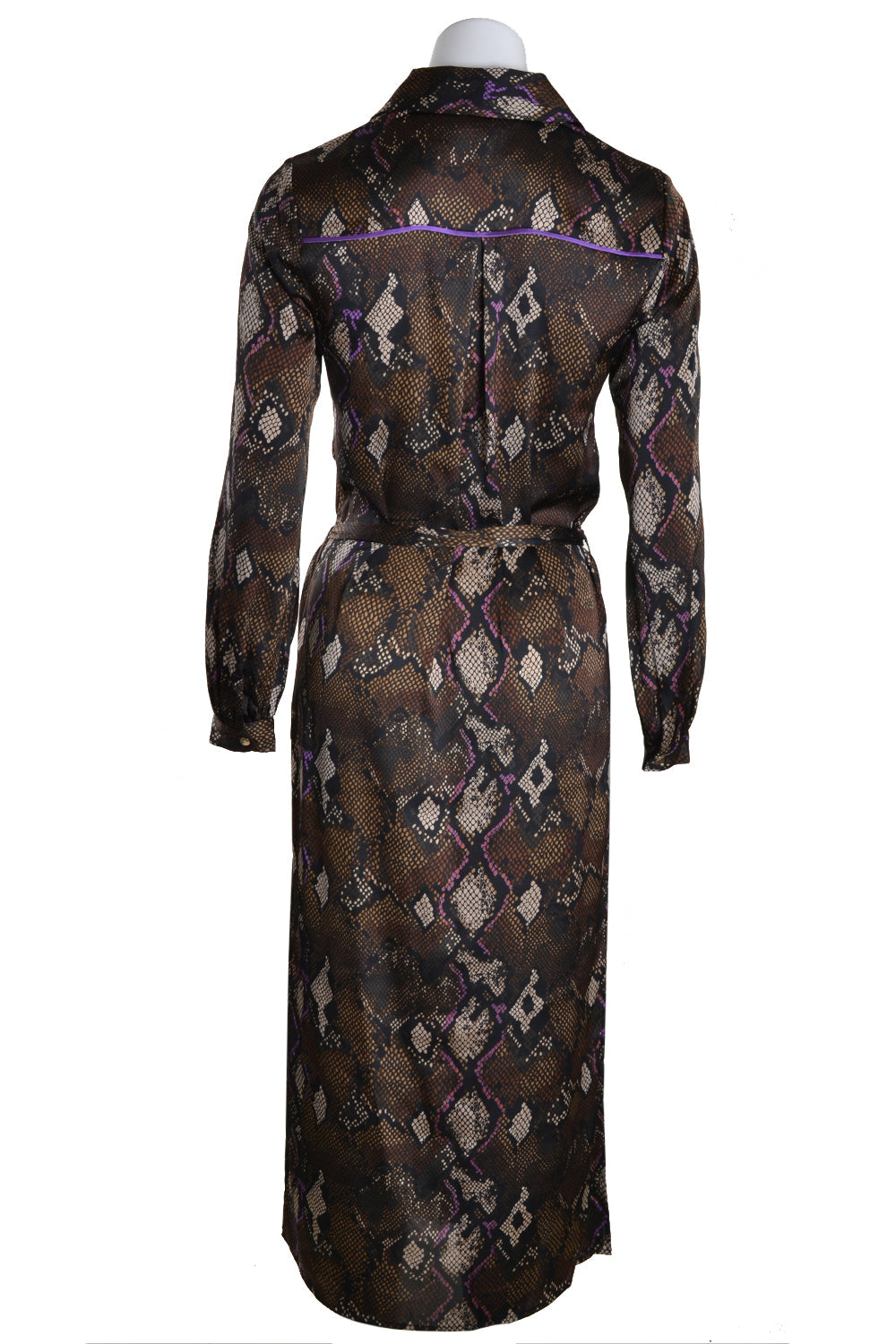 Dante 6 Dress POWEEN Shirt Snake Print Bitter Chocolate