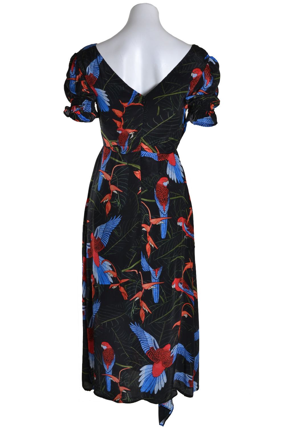Blank London Dress INEAZRA Midi Parrot Black