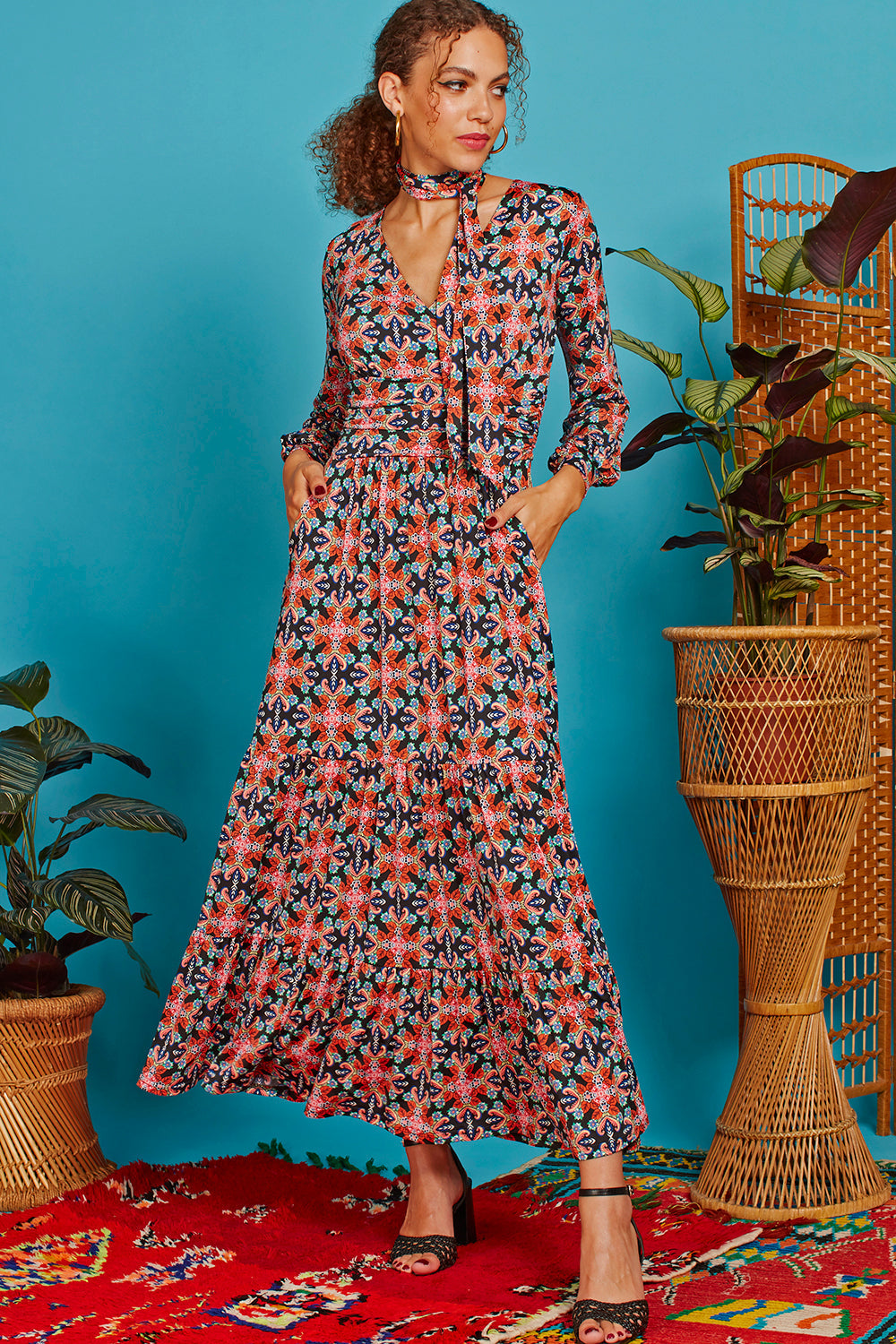 Onjenu FAYE Maxi Dress Deneb Orange