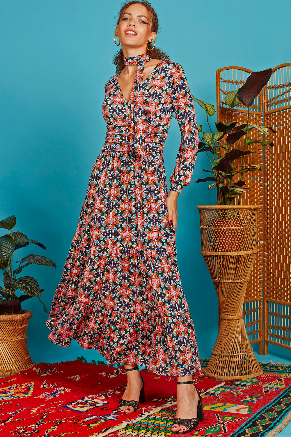 Onjenu FAYE Maxi Dress Deneb Orange
