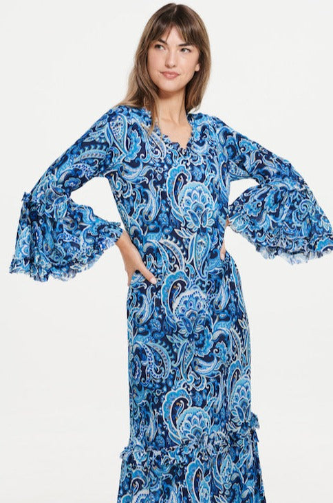 Oneseason Clothing Dress Long INDI La Marsa Navy
