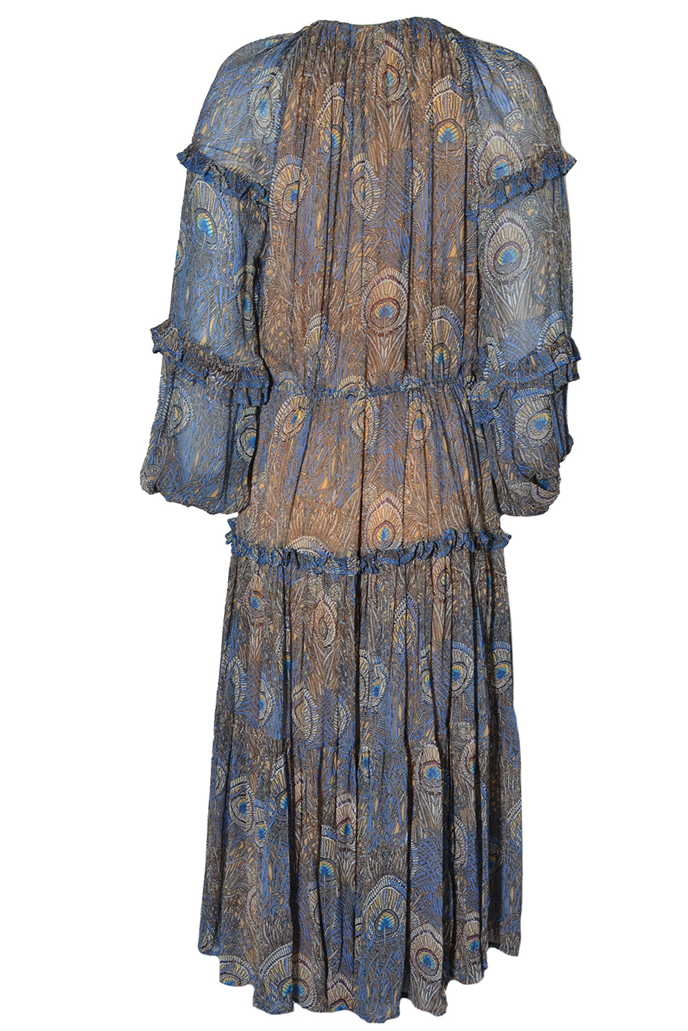 Scarlett Poppies Long Dress INFINITE MINDS Peacock Blue